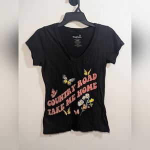 Country Road Take Me Home Graphic Tee – Size Large